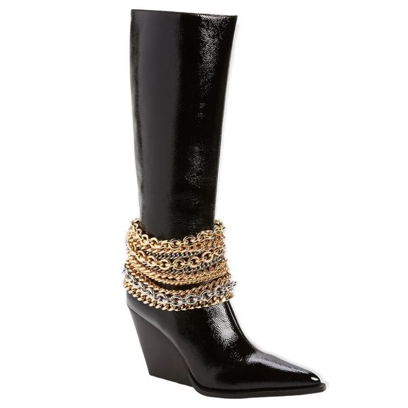 Jeffrey Campbell It's A Draw Knee High Boot Size 7 NEW - Picture 2 of 13